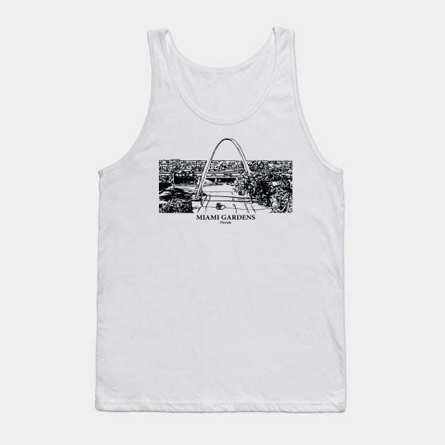 Miami Gardens - Florida Tank Top by Lakeric